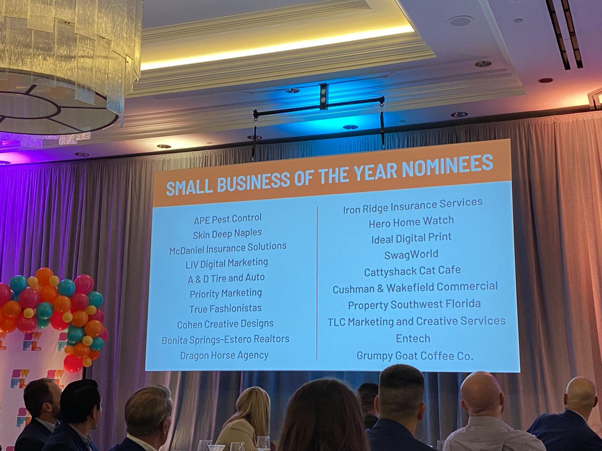 prioritymktg's tweet photo. What an incredible time at the @SWFLinc 2022 INCredible Awards! #PriorityMarketing along with many of our clients were nominated for several categories including @BTogetherOrg on being awarded the Nonprofit of the Year. #SWFLinc https://t.co/6T5D29w2Wq