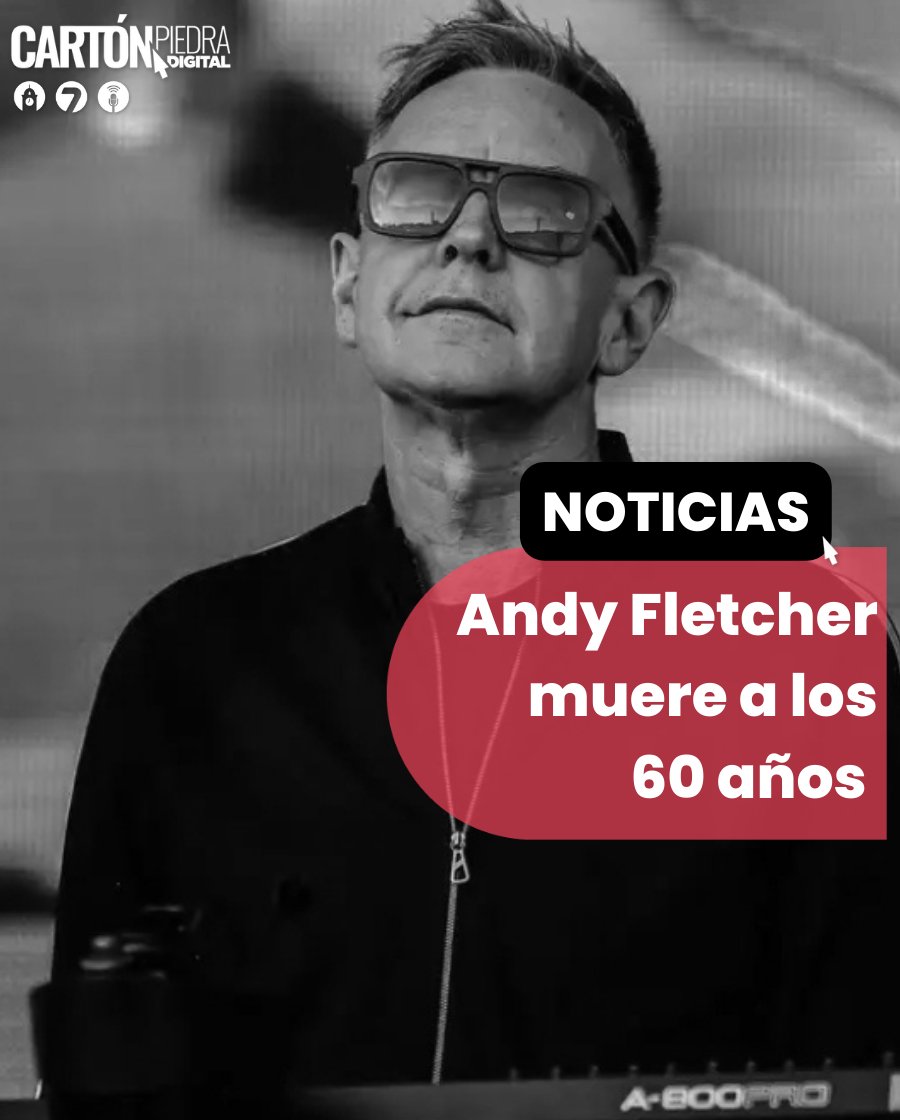 CartonpiedraD's tweet photo. Andy Fletcher, el música que nos regaló Depeche Mode, ha muerto hoy.

Un día medio complicado, ¿no?

#DepecheMode
#ripandyfletcher 

https://t.co/4zP06c8dIy https://t.co/DbgyQsuM8h