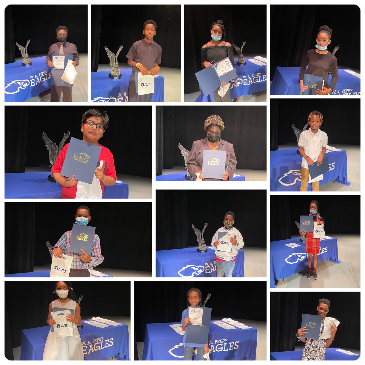WAPerryMS's tweet photo. We celebrated students at AVID Signing Day. New 6th &amp; 7th grade students committed to taking AVID classes next school year. This event was created to celebrate scholars &amp; mirror college signing day. A special thanks @TaraNicole1908 and the entire AVID Site team. #CollegeMaterial https://t.co/7ZJITkADY3
