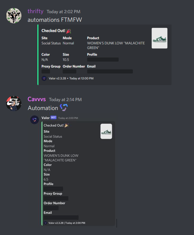 AUTOMATION DOMINATION – ✨

Valor Shopify Automation is clearing stock on your favorite shops. Too easy for our users. 🤭

Drop a like if you'd like to experience our latest Automation Update. ❤️