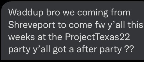 BigTevCEO's tweet photo. Man Oh Man !! 🤯🤯🤯 Saturday Finna Be A Fucking Movie 🍿📽
Get Those Last Min Presales & Sections Before It’s Too Late !!!
#ProjectTexas22 The Biggest Summer Event To Hit Texas 🇨🇱🤠 https://t.co/zexg8MHQnw