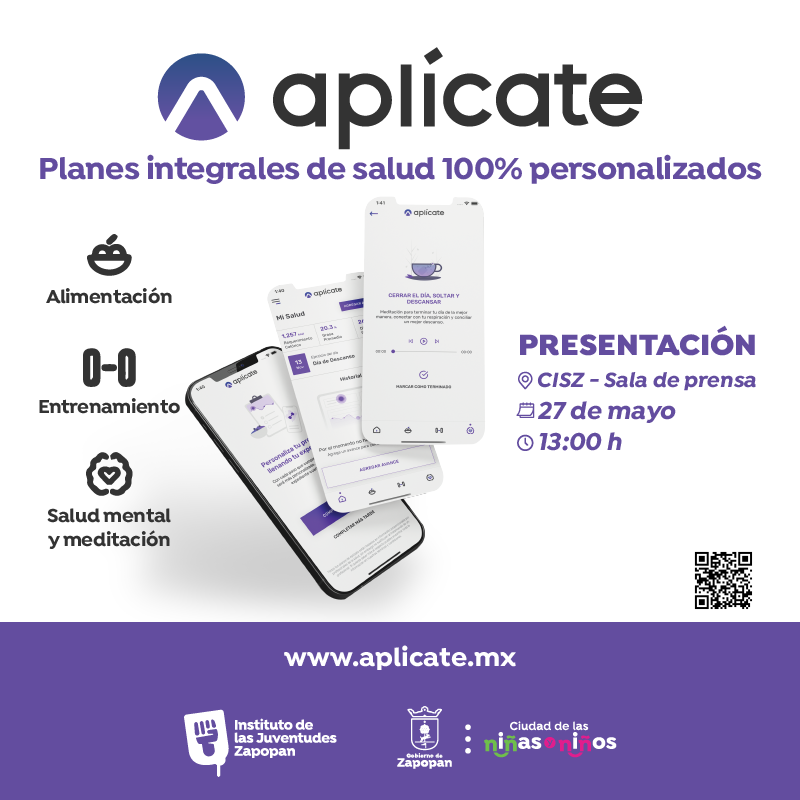 injuvezap's tweet photo. ¿Una app 📱 que te ayuda a cuidar tu salud integral? 🤔
¡Una app 📲 que te ayuda a cuidar tu salud integral! 🤩
#Aplícate y no le pierdas la pista 🔎, pronto te vamos a contar de qué va. 🥗🧘‍♀️🧠👟 https://t.co/zpXFjLTdPp