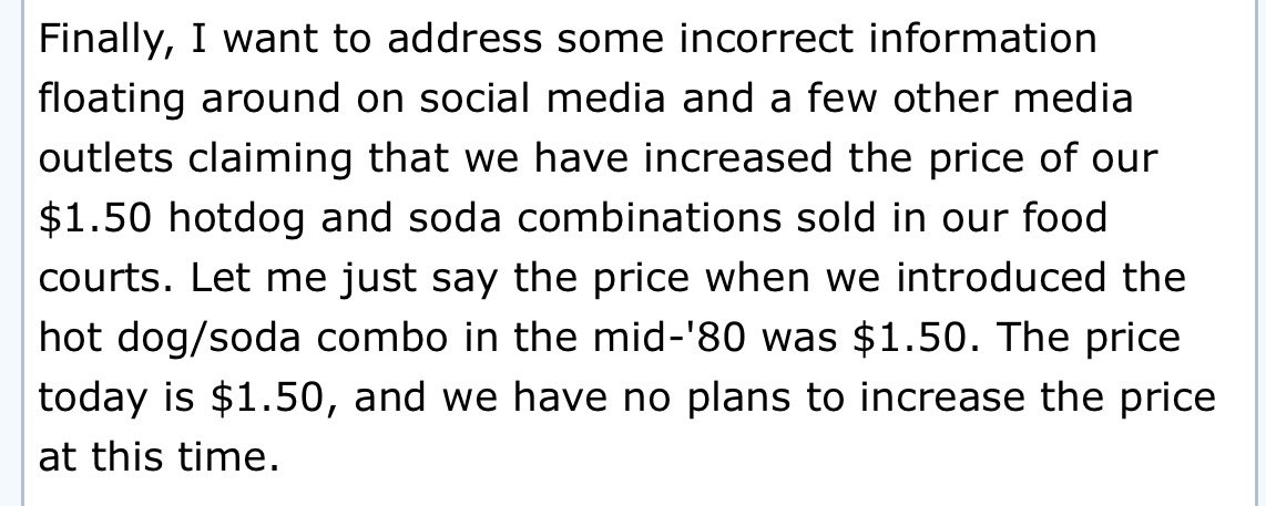Costco addressing the real issues on their earnings call 🌭