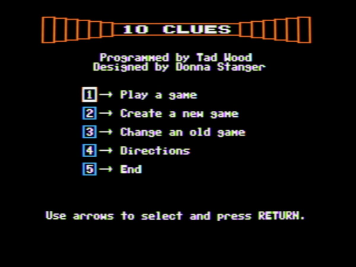 a2_4am's tweet photo. Ten Clues.woz
https://t.co/8XiwqRIs10
#wozaday https://t.co/FCbgutJ30j