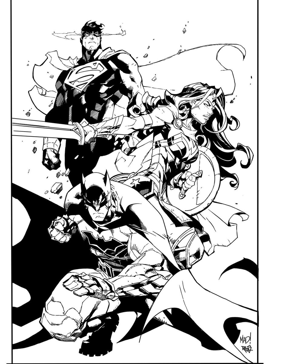 TheChipness's tweet photo. My inks over @JoeMadx pencils.
His pencils. Basic inks. Me being extra!! π #superman #thebatman #batman @jimlee @dccomics #digitalart #digitalink #digitalinker #comicbooks https://t.co/Vln7SPOKiS