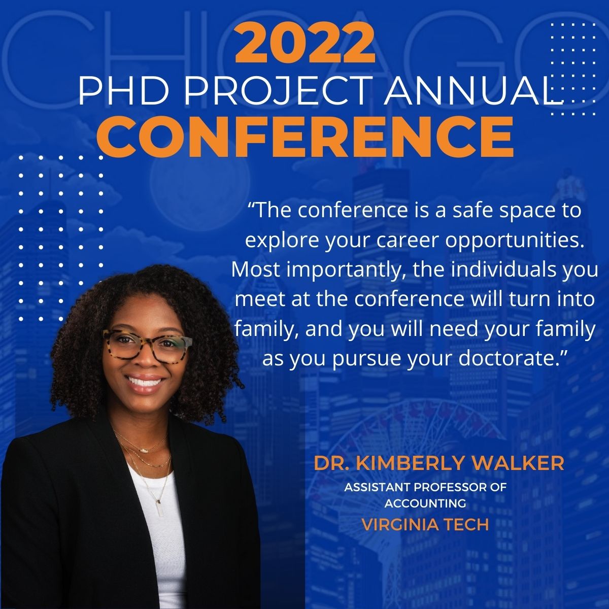 Have you ever considered pursuing a #business #PhD? Our conference will give you a very honest look at the doctoral process. #ThePhDProject member Dr. Kimberly Walker of <a href="/virginia_tech/">Virginia Tech</a> said she made lifelong friends by attending. You can too! Apply today: bit.ly/3yWqkPW