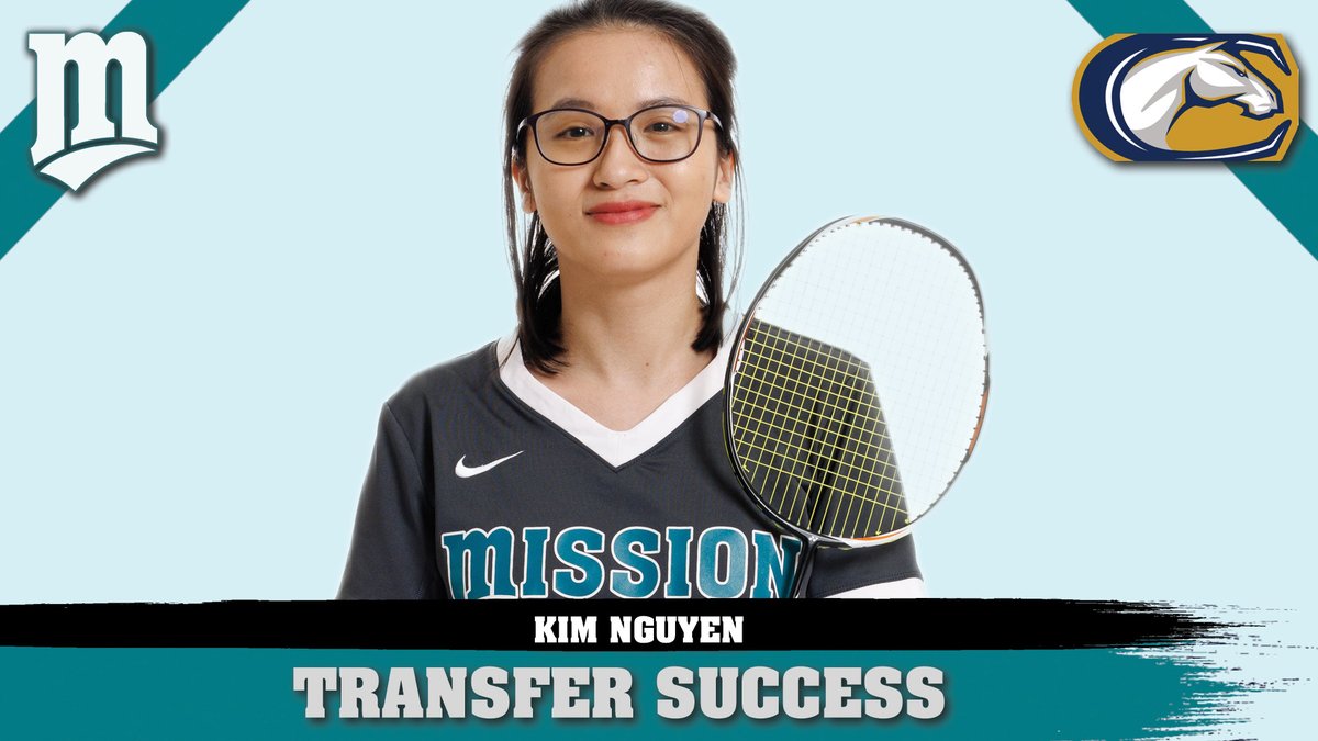 go2MissionSC's tweet photo. #transfer success for #badminton as well as Kim Nguyen is headed to @ucdavis and Mia Duong is headed to @CalStateEastBay. #MissionSCgrads.
@CoastConferenc1 @CCCAASports https://t.co/GJGUAUFem5
