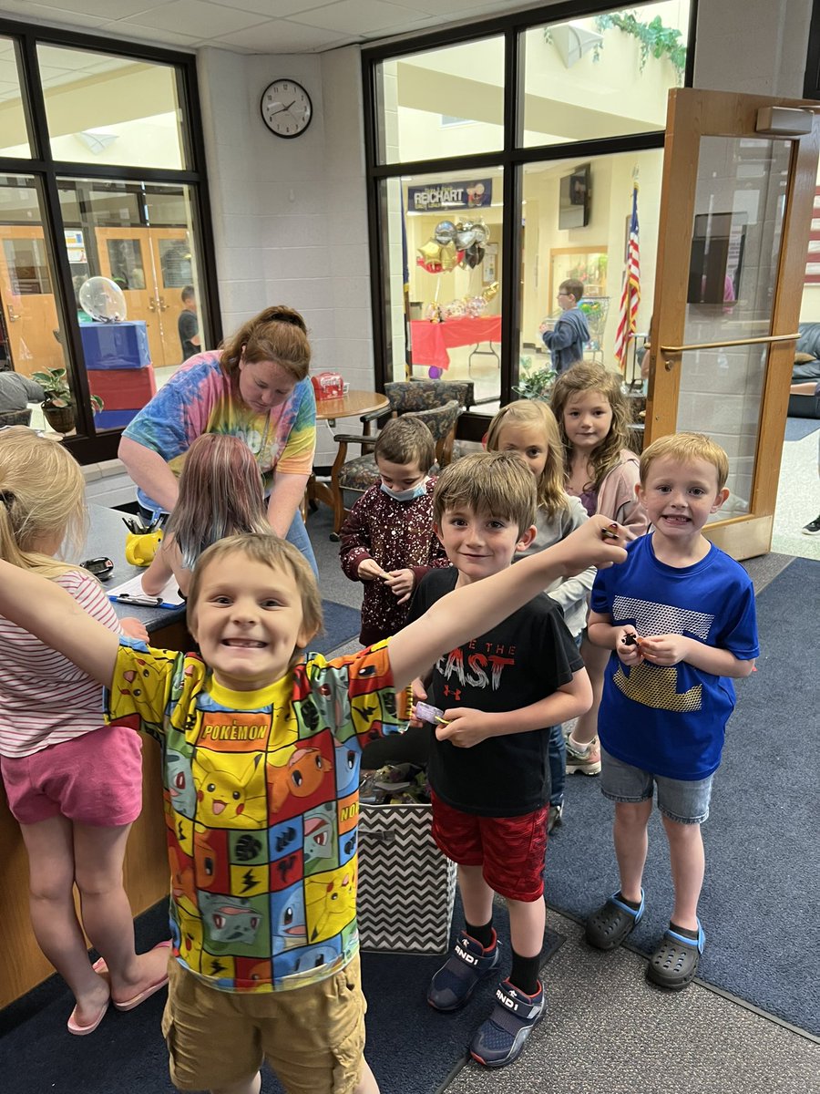 Some prize winners for excellent attitudes!