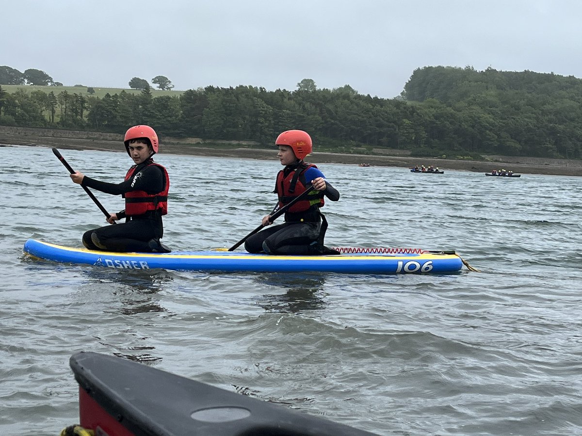 StPhilipsY6B22's tweet photo. Stand up paddle boarding was so much fun! We paddled into the Menai Strait before returning to the harbour. It should be called kneeling paddle boarding, but some of us managed to stand near the end! #teamstphilips #stphilipsy6residential https://t.co/o9kJKzTVji
