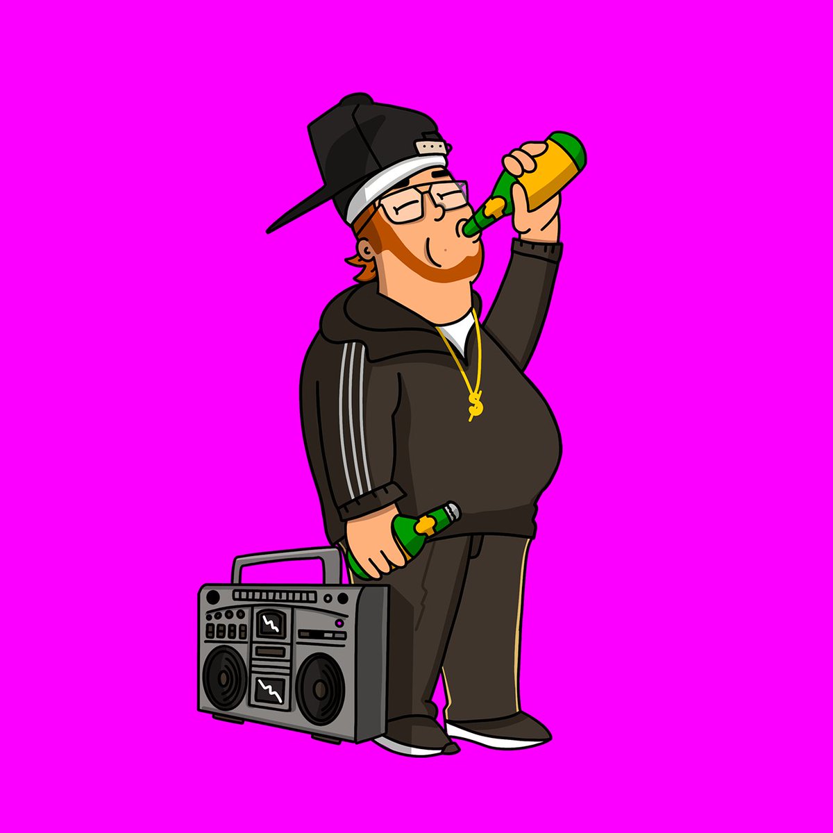 drunktokersgame's tweet photo. feel all the power of hip hop with Mr. Drunk! 😎
.
.
.
Drunktokers hip hop series is our part of our NFT collection with only 1000 copies. let yourself be carried away by the power of hip hop with this series. 😎😎😎😎

Very soon in opensea ⛵️

#drunktokers #nftgame #bitcoin https://t.co/xMqKifoaLy