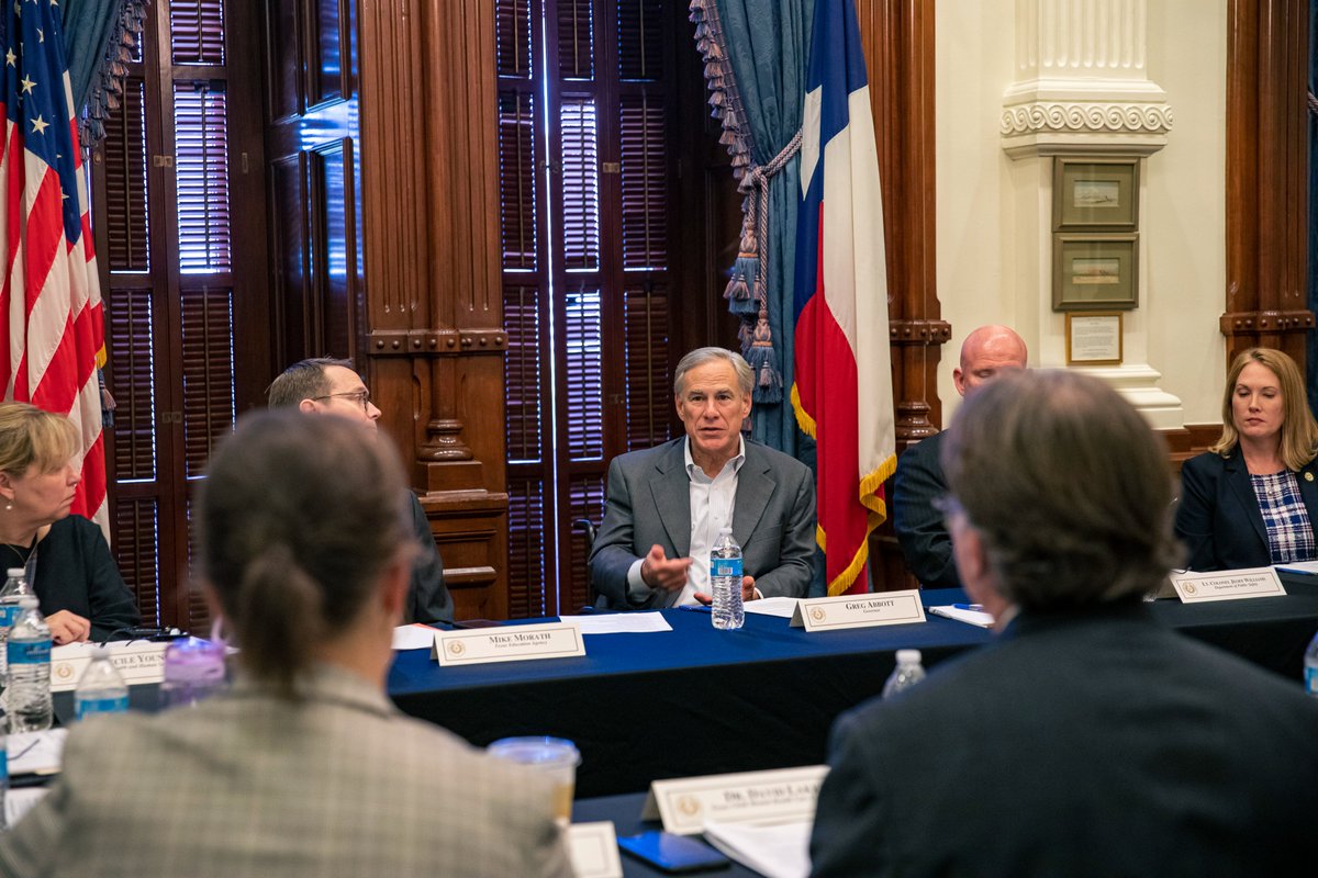 GovAbbottPress's tweet photo. Held a briefing with state agencies today to make available every state resource to help victims’ families, teachers, and the Uvalde community as they work to heal.

All those impacted by this week's horrific tragedy will receive the full support of the State of Texas. https://t.co/Cpwfa7uxTz