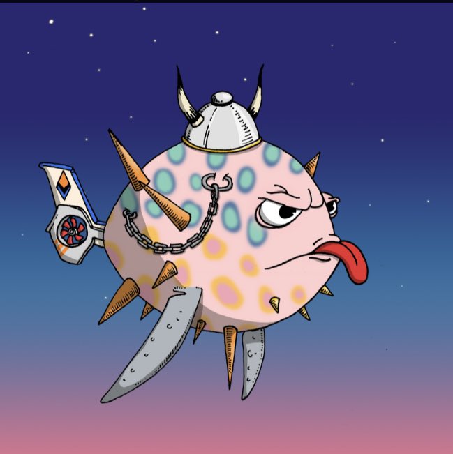 joedazzler_eth's tweet photo. @chrisberlin Love that #SpikySpaceFish 🥰❤️ #SpikyRaid #SSFU this guy seems super chill! Lovin life 🚀🥰❤️ I hope you are having An amazing day too my friend! 🤘🏻🔥 @SSF_NFT #Lejopan don’t know what’s comin 🔥🚀🥰❤️ https://t.co/dFVJg5bzds