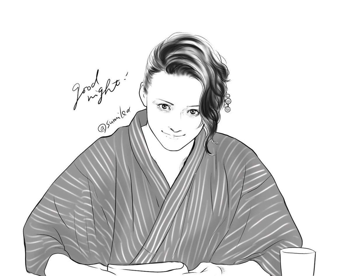 りょんさんの浴衣姿可愛かったな、っていう絵💞

#三浦涼介 