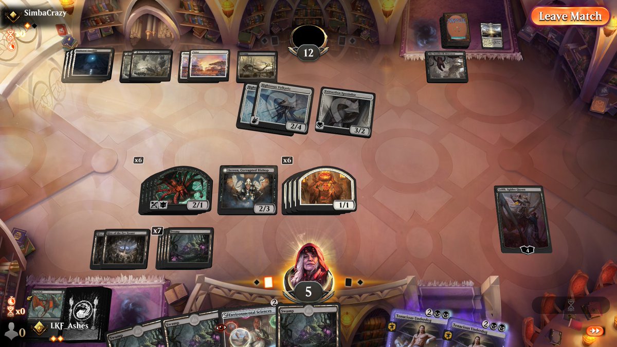 lkf_ashes's tweet image. Blacked my way into Platinum.
#MTGArena #LLoth #MonoBlackIsBackBaby