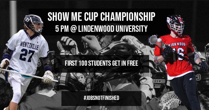 Tomorrow night your Pioneers play in the Show Me Cup/DII State Championship vs Wentzville!!! 
Finish the story, write the perfect ending!!! ✍️ #jobsnotfinished

🗓 Fri. May 27th 2022
⏰ 5:00pm
📍 Lindenwood Univ.
📺  team1sports.com/prepcasts/?B=3…

First 100 KHS students are free!