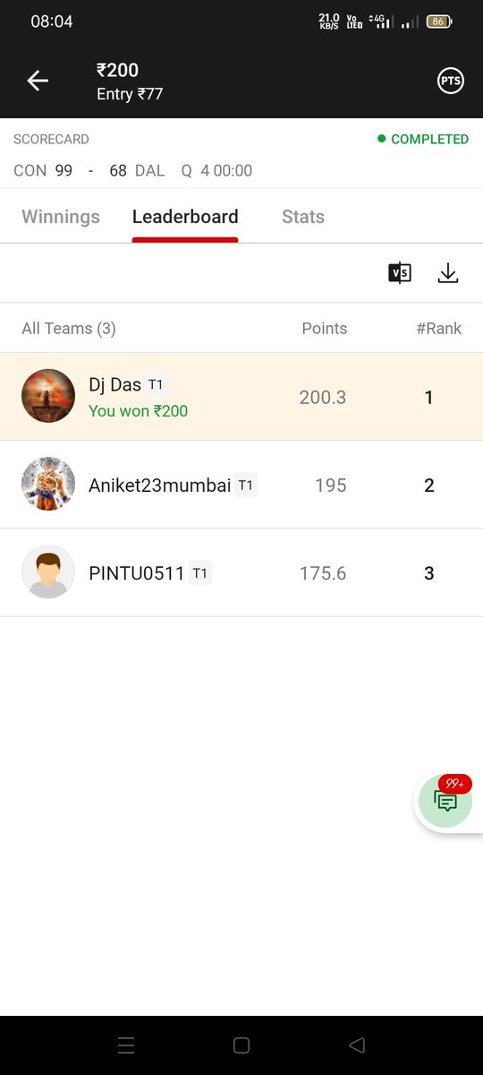 basudevdas693's tweet photo. ULTRA CLEANSWEEP 🔥🔥🔥🔥
#WNBA #Dream11 #DALvCON https://t.co/yW3OOM2F1U