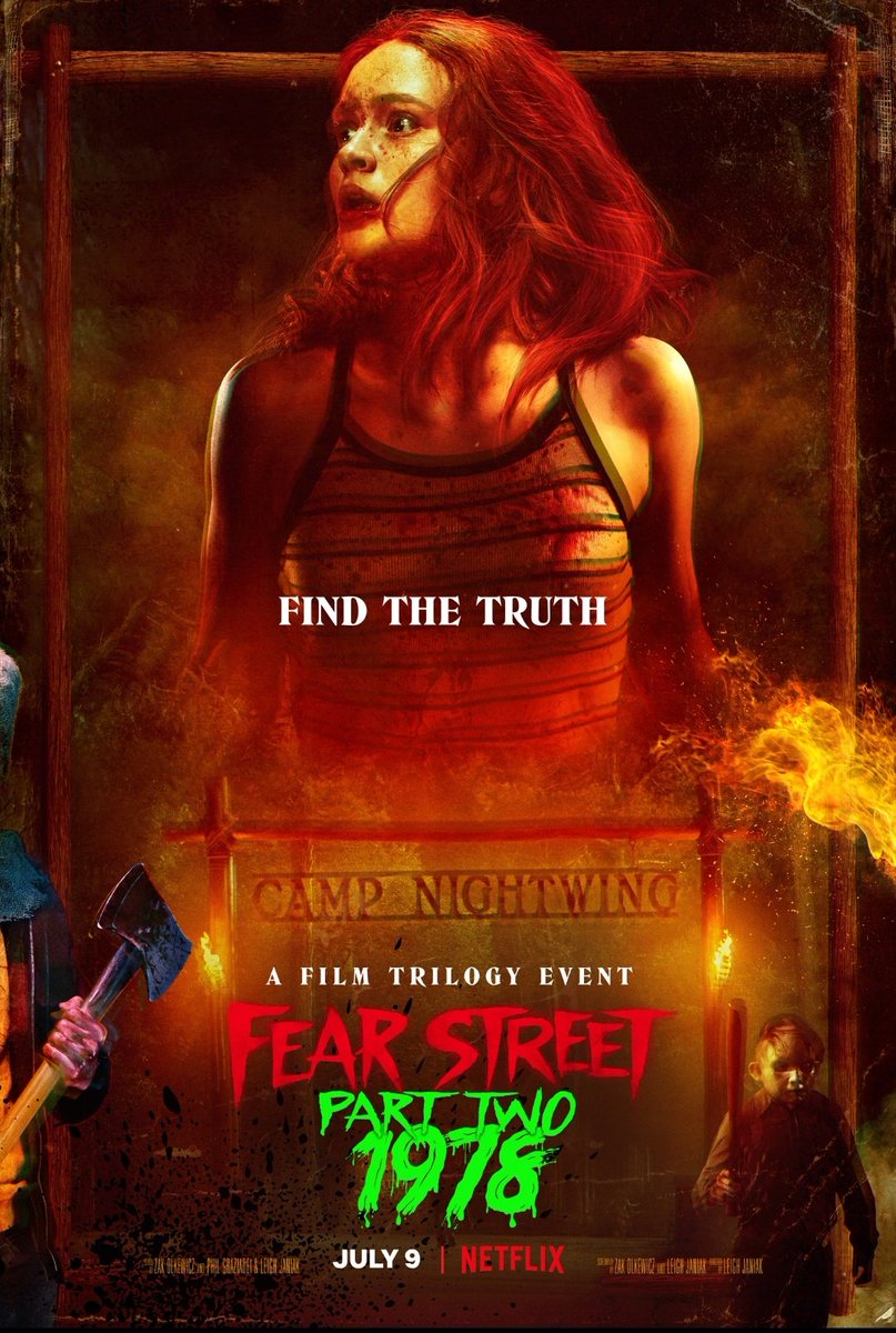rosedepivoine's tweet photo. 34. Fear Street Part Two: 1978 (2021) Netflix
Genre: Teenย slasherย film
Personal Rating: 8/10
#FearStreet #FearStreet1978 #FearStreetPartTwo1978
#SadieSink #EmilyRudd #RyanSimpkins #McCabeSlye #TedSutherland https://t.co/oCH3FmojFg