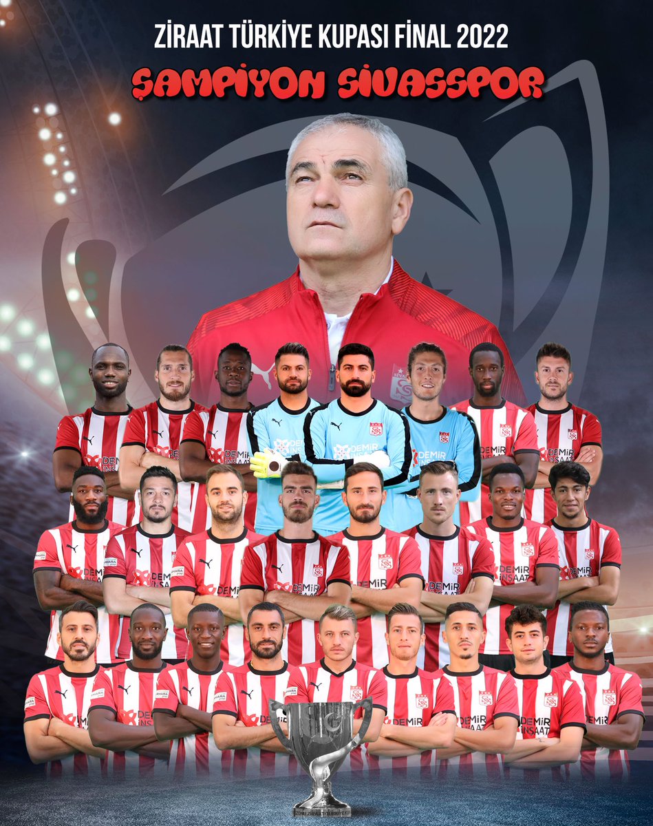 60. Ziraat Türkiye Kupası'nı kazanan #Sivasspor'u ve kıymetli taraftarlarını kutluyor ve tebrik ediyorum
@reisci_yigido
@GUP__SE__
@YigidoMrt58
@Taha_Sivas_5858
@brahim47405750
@KurtBey_58
@_seda_58
@58_kalayci
@58Ruhi
@Gne58158
@Vav__58
@58sema1453
@Yigidomrt_58
@Taha_Sivas_5858