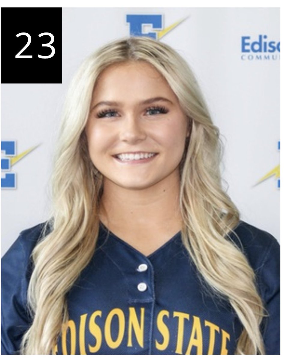 Kayla Runyon is the Pitcher of the Year for the Edison State Chargers!  Great job this year!  ⁦<a href="/ESCC_Chargers/">Edison State Chargers</a>⁩ ⁦@TippRedDevilSB⁩