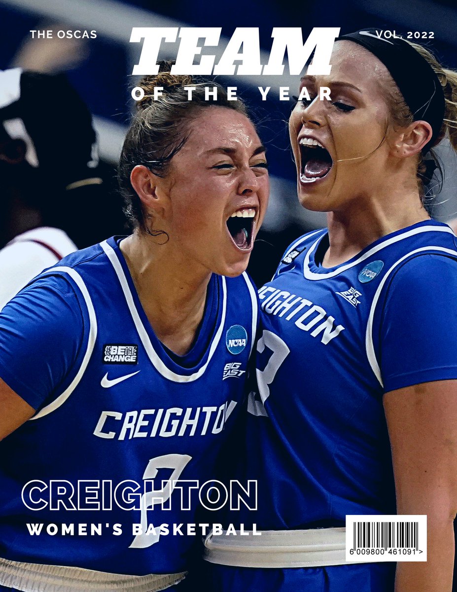 ⭐️ Team of the Year ⭐️

The bracket-busters themselves... <a href="/CreightonWBB/">Creighton Women’s Basketball</a>!

#OSCAS22