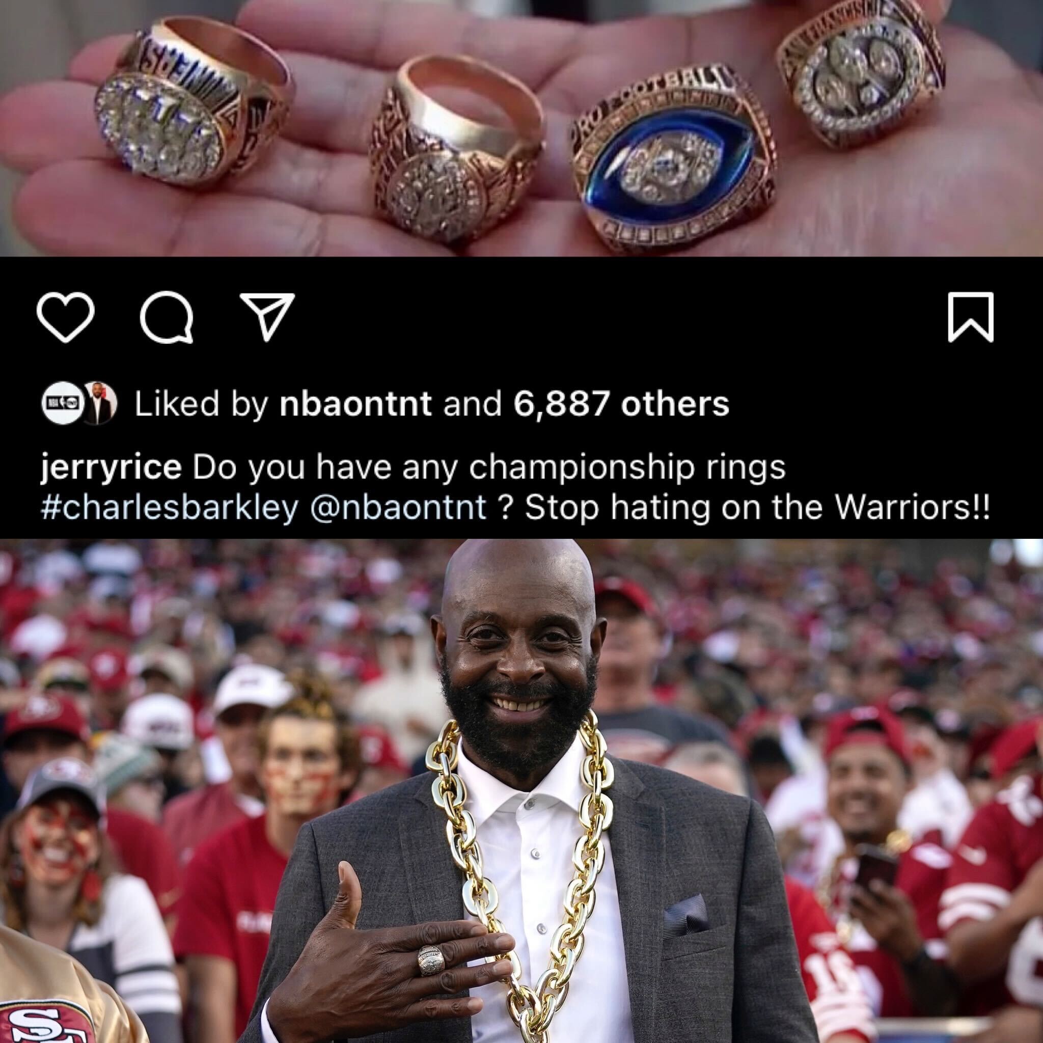 Bleacher Report on X JerryRice with a message to Charles Barkley NBAonTNT x brgridiron https t ydA7U0nBY5 X