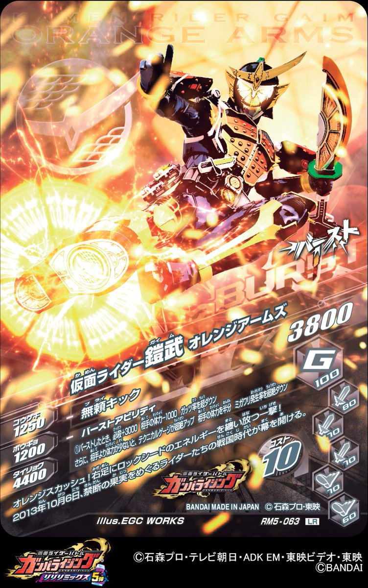 ガンバライジング 仮面ライダー鎧武 50th LR