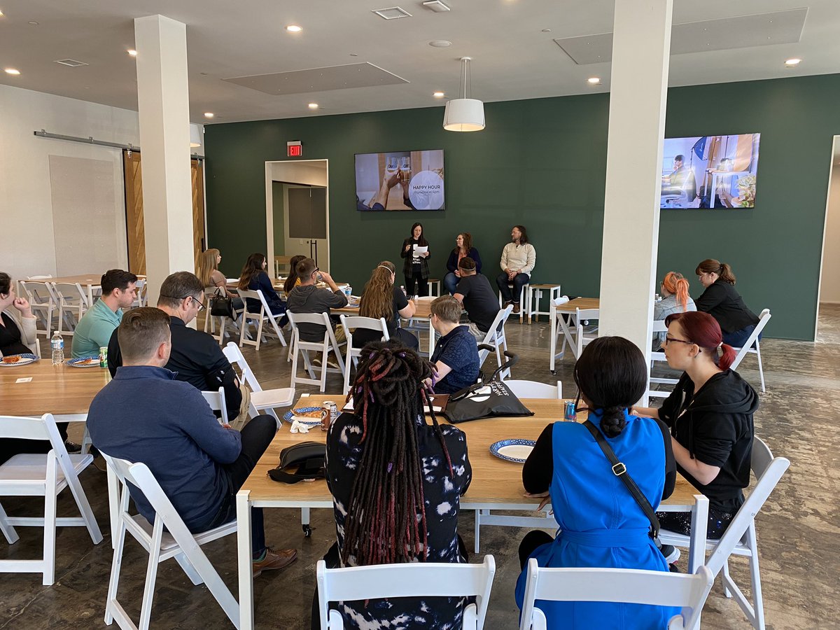 OKCWebdevs's tweet image. It was great to get to see so many of you at the meetup today! Shout-out to @techlahoma and @HartwigStaffing for putting it on; this community is going places, and they, along with the rest of us, are leading the way 🎉