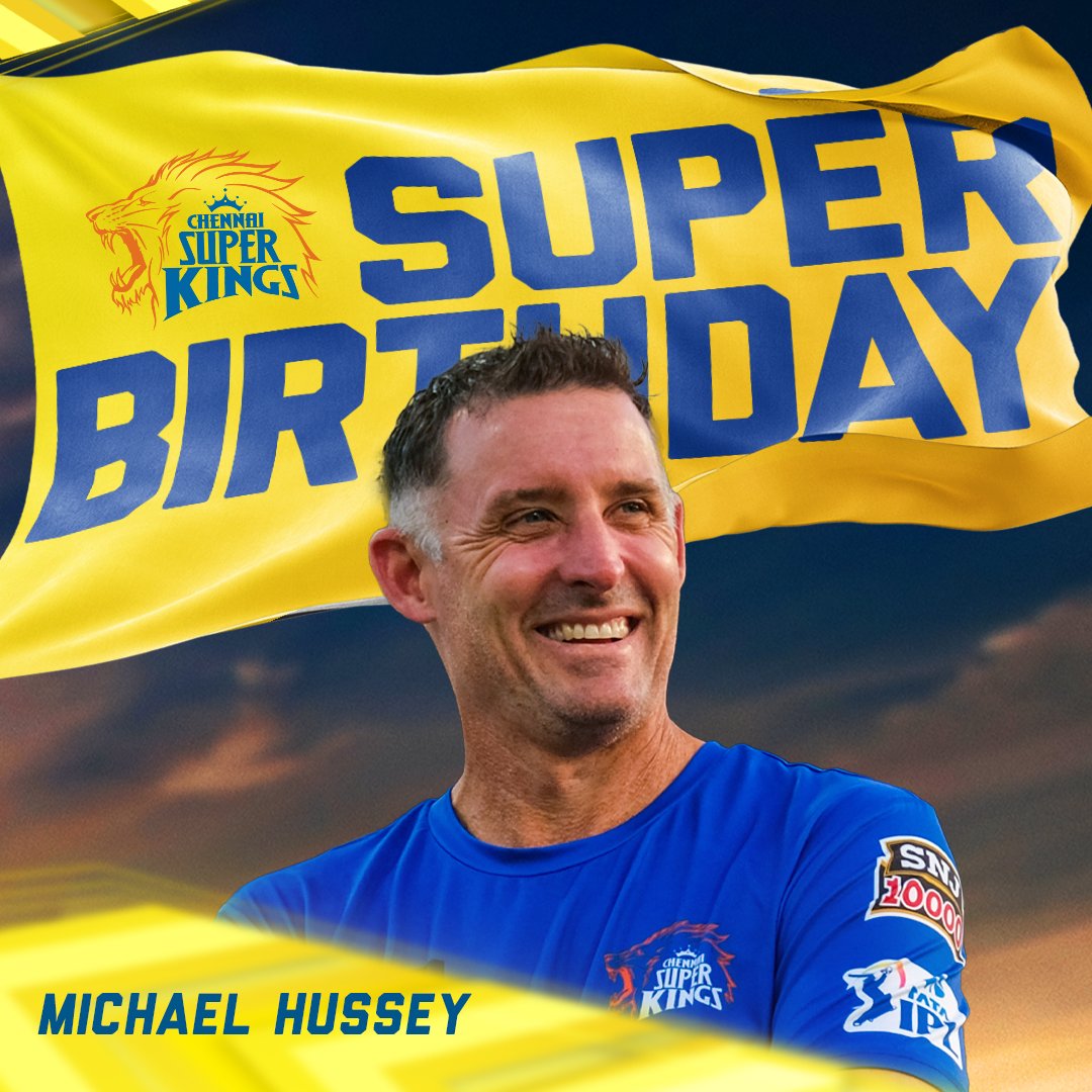 Happy Birthday Michael Hussey    