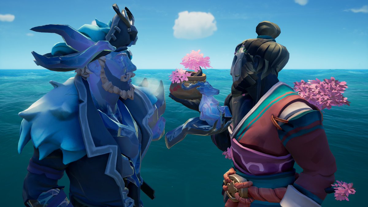 Spring vs Winter 
#SoTShot #SeaOfThieves
<a href="/SeaOfThieves/">Sea of Thieves</a> <a href="/RareLtd/">Rare Ltd.</a>