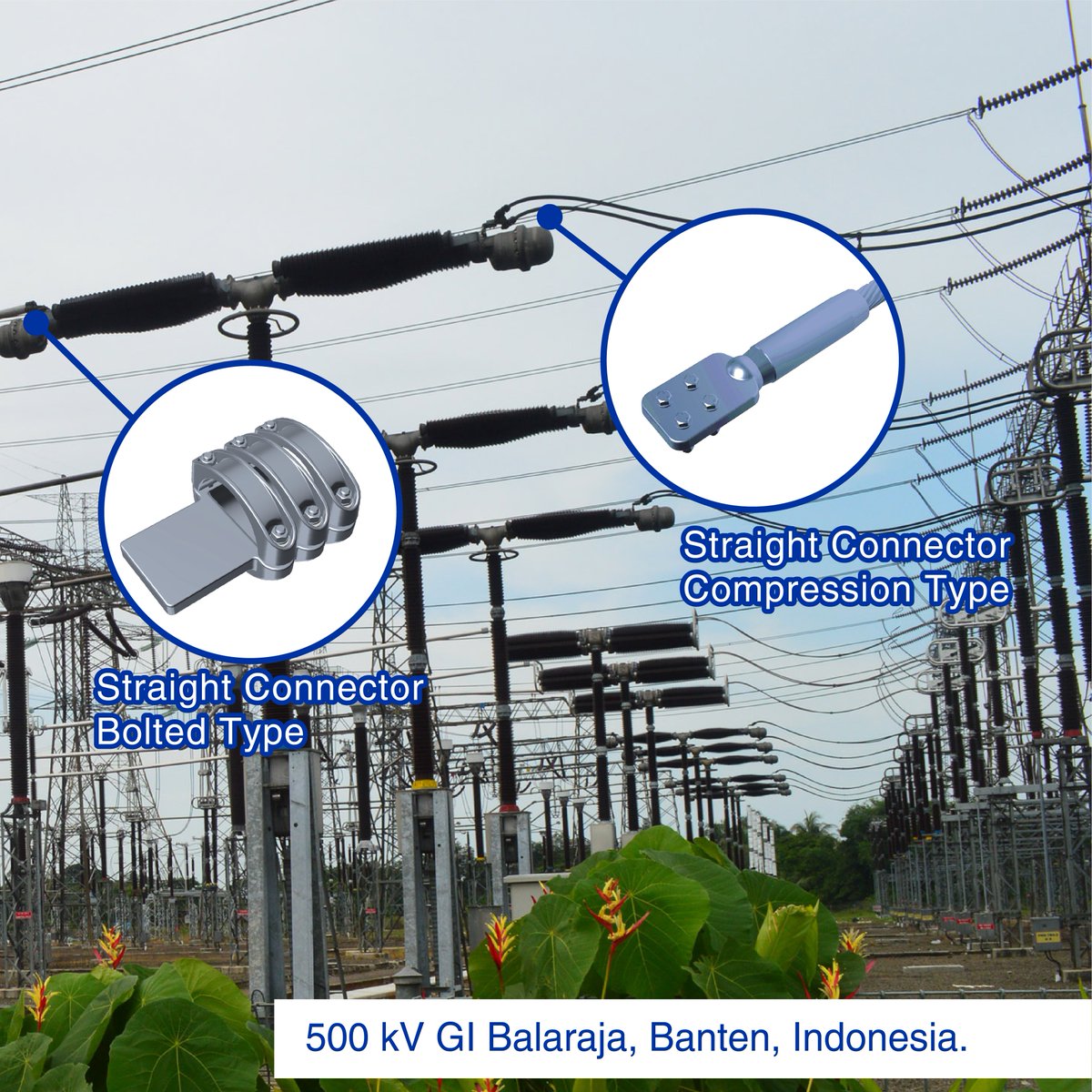 PLPID's tweet image. PLP menawarkan tipe SUBLIGN connector bolted &amp;amp; compression,seperti Tee, Straight,Elbow utk beragam jenis &amp;amp; jumlah bundle baik utk flexible konduktor maupun BUSLIGN Fixed Busbar (Aluminum Tubular Busbar) dngn spesifikasi Gardu Induk Tegangan Tinggi
#PLPID #PLP #gardu #garduinduk