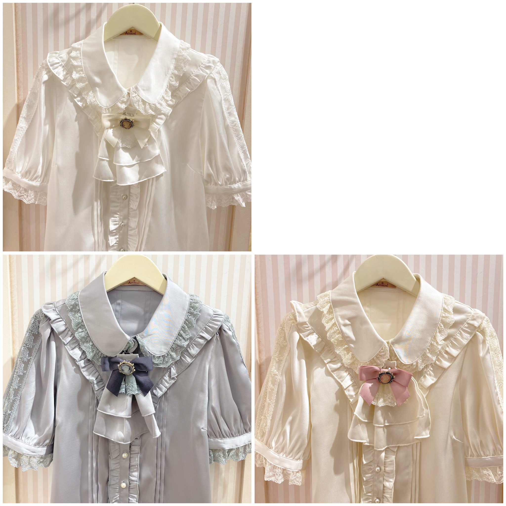 Amavel - Amavel Classic Latte ジャボブラウス ブラウン FTu5DlUacAAwtLn.jpg