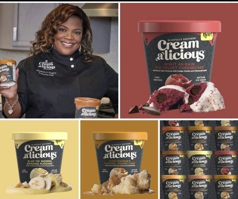 If you have seen the #bs #Juneteenth Ice Cream from <a href="/Walmart/">Walmart</a>, go ahead and grab some Creamalicious Red Velvet Cheesecake instead! <a href="/Walmart/">Walmart</a> could have used this opportunity to highlight this brand instead of making a cheap copycat. Let’s support Chef Liz! 
socreamalicious.com
