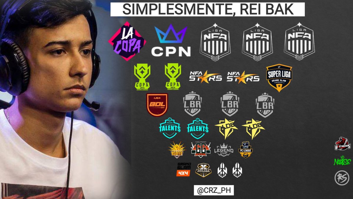 Bak, o maior campeão da história do Free Fire