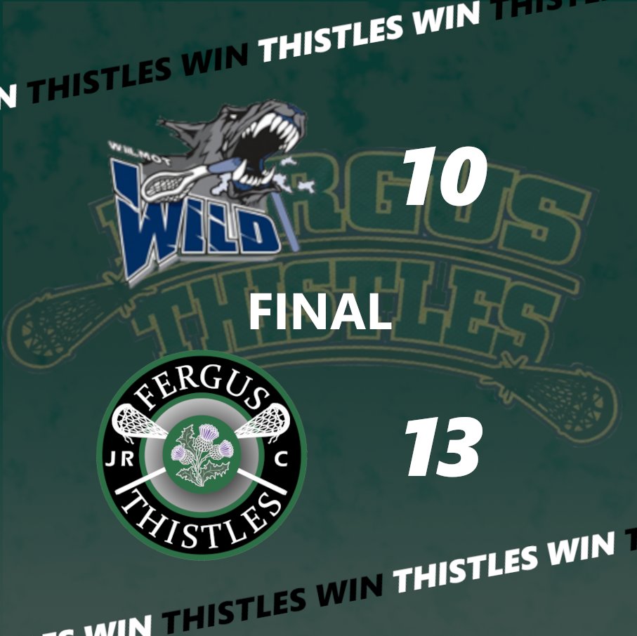 Fergus Thistles Jr C Lacrosse JrCThistles , Twitter Profile