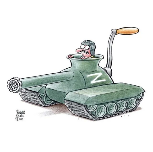 Nezhaleznist's tweet photo. How we see every Russian Invader that enters our land😂 https://t.co/B8KhTOfxgv