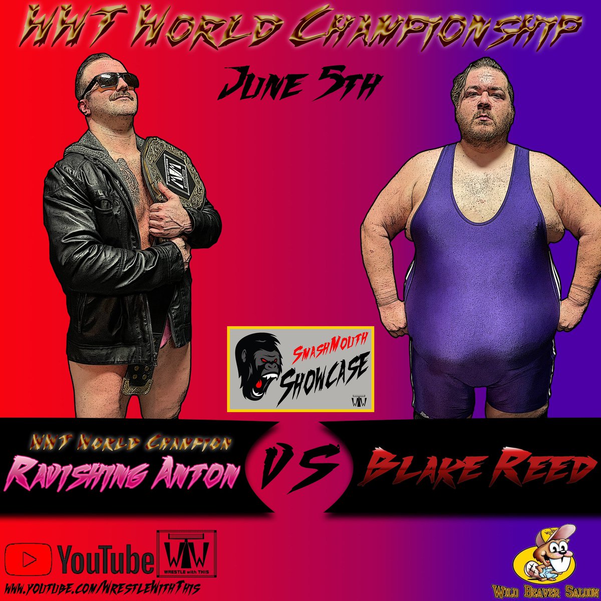 🚨BREAKING🚨 WWT World Champion <a href="/RavishingAnton/">Ravishing Anton 💋</a> has quite literally his BIGGEST challenge yet when <a href="/blakereed23/">David Heard</a> finally makes his long awaited debut in hopes of capturing WWT gold!!! #BiggerBadderBolder

This clash goes down June 5th on youtube.com/c/WrestleWithT…