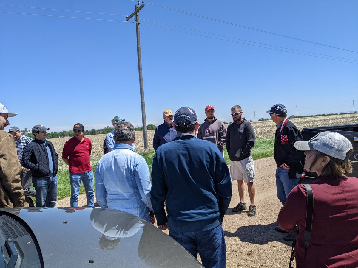 jenreesources's tweet photo. Brazilian delegation heard from @cornfedfarmer @zjhunn abt new irrigation tech &amp; innovative ways of thinking abt N &amp; irrigation mgmt https://t.co/mWRzT6wTIy