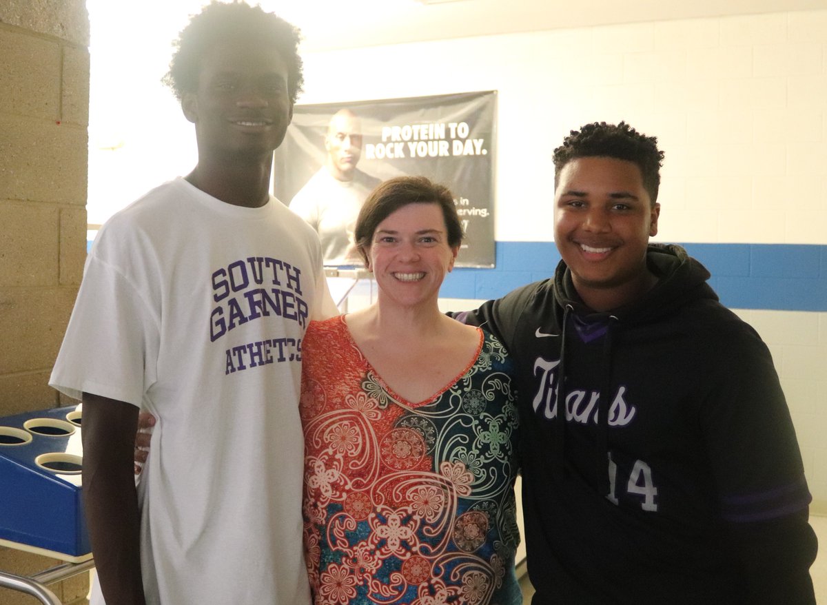 SouthGarnerAD's tweet photo. Great visit today to East Garner to chat with a few of our future Titans!! #Titanup https://t.co/D2Mlvpildn