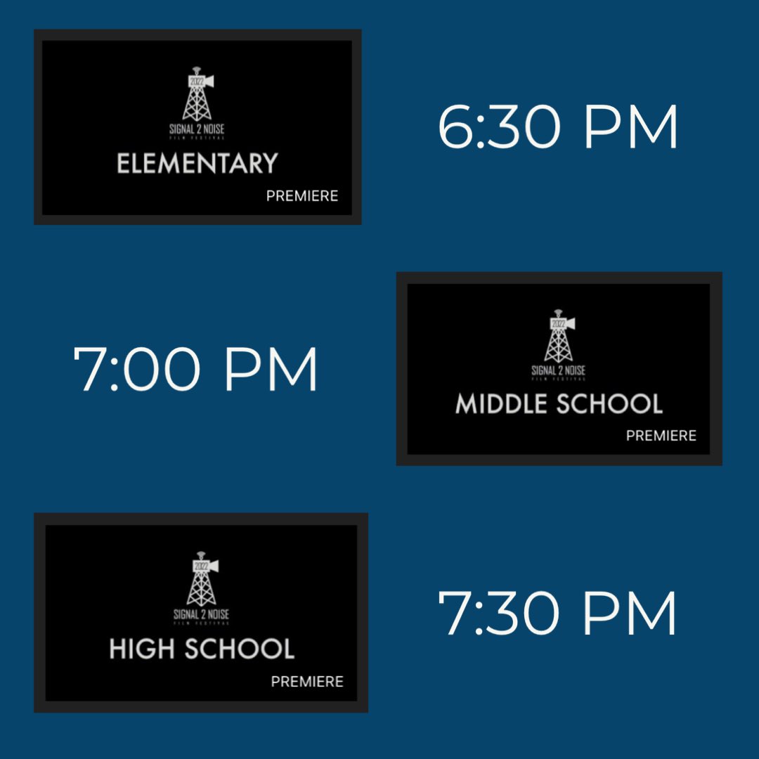 Tonight is the night! Go to s2nfestival.com for links to the 2022 S2N premiere award announcements!
