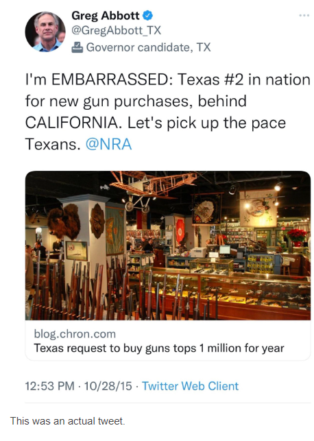 smc429's tweet photo. @GovAbbott Did you hit your goal, governor? https://t.co/okGEgmzTE8