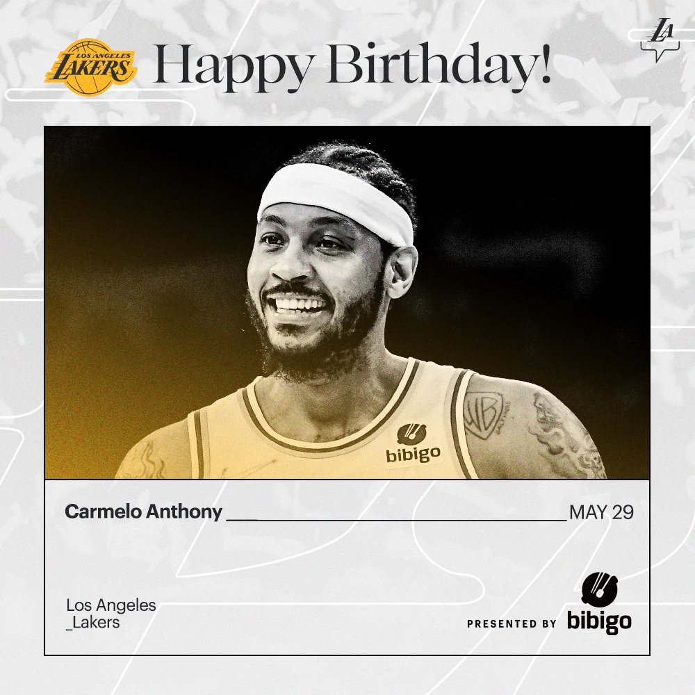 [花邊] Carmelo Anthony 38歲生日