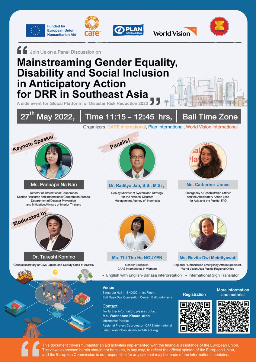 Aimee_DPM's tweet photo. #GPDRR2022 #ACDM #gender #DRR https://t.co/fVoq7QBsHL