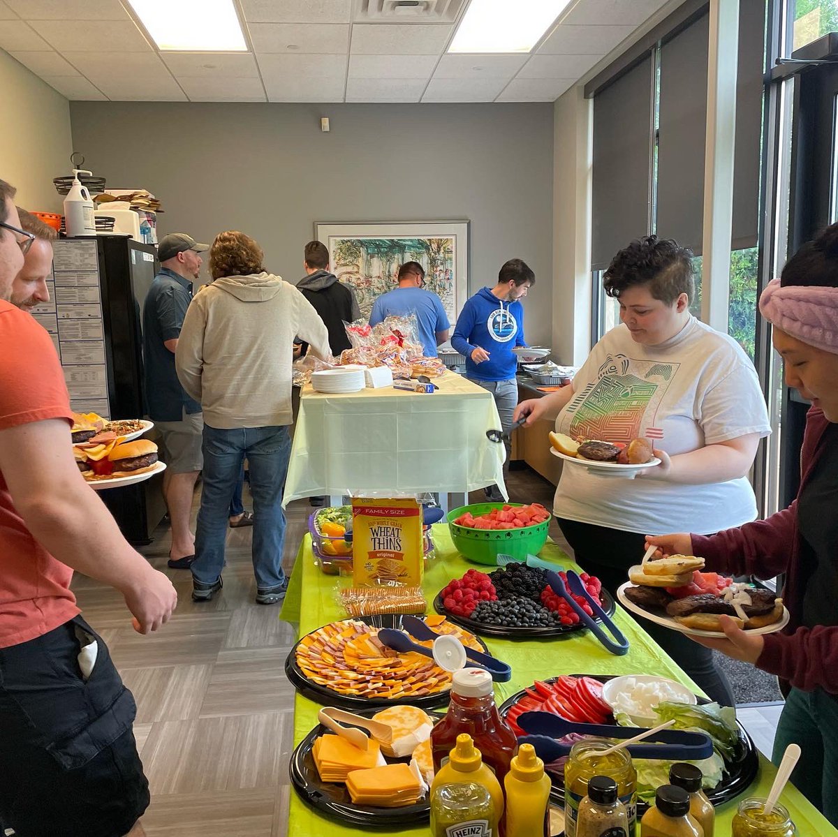 NET3140's tweet image. We dusted off the grill and celebrated Memorial Day a little early with our first cookout of the season!