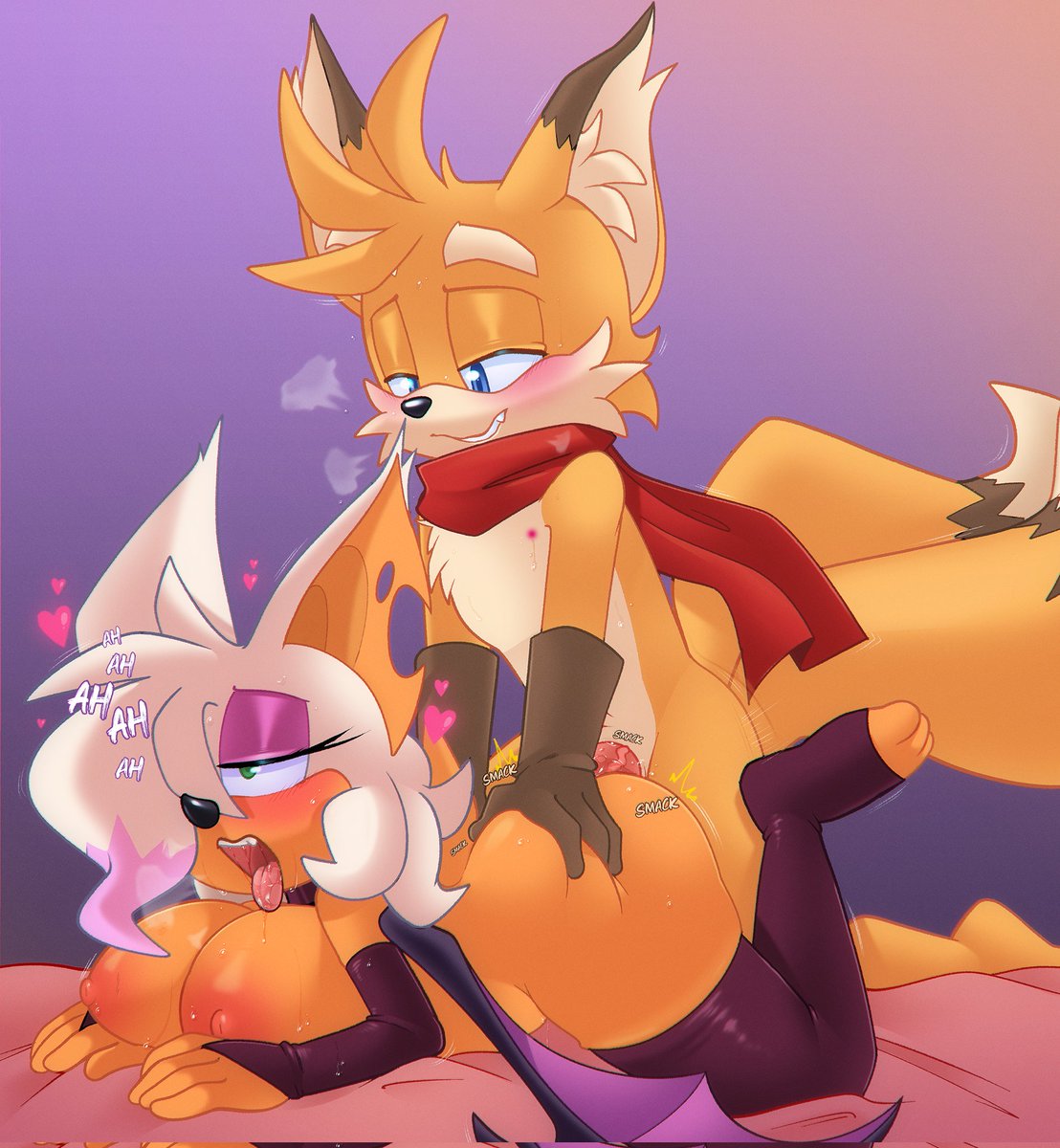 My part of an art trade with the amazing <a href="/darnact/">Bigdad 🔞</a> 😍