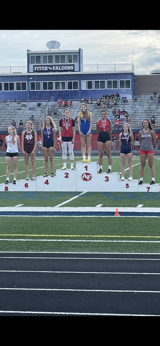 Aubrey Cindia punches her ticket to state finishing 4th in the high jump! Congrats Aubrey!!!