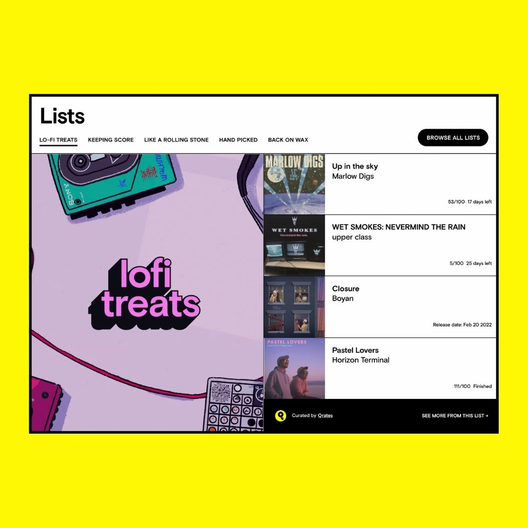 𝕃𝕆-𝔽𝕀 𝕋ℝ𝔼𝔸𝕋𝕊 Here's our selection of dreamy lo-fi records that you can preorder on our #Qrates Discover page, feat. Boyan, (@wearestereofox ), @marlowdigs & #upperclasslofi Get a copy while your still can!👀 qrates.com/lists/X4cNDxUA…