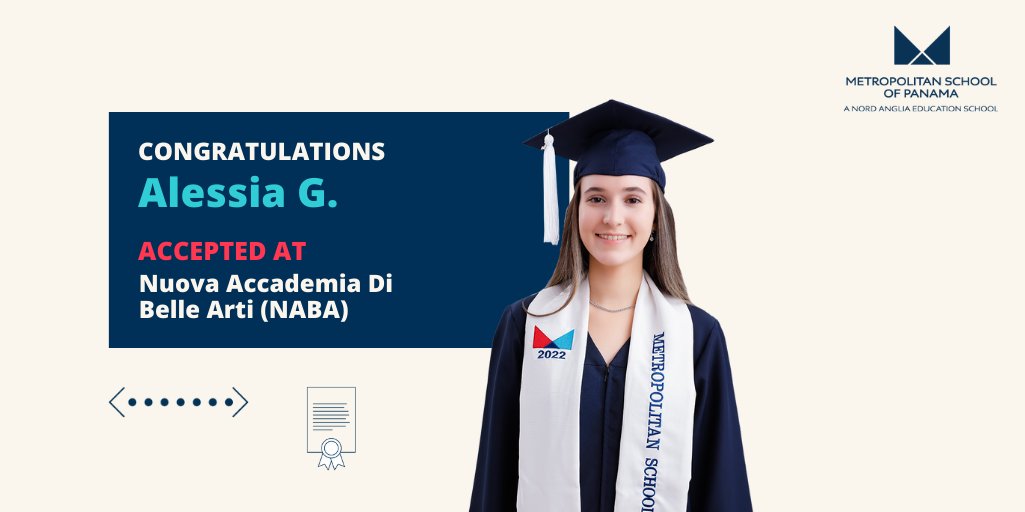 METSchoolPanama's tweet image. From Spain, the US, Italy, or Canada where is the future taking you? 🌎
Congratulations #METSchoolPanama #ClassOf2022 we're so proud of you! 🎓✨
@NAEducation #METmagicMoments #NAEAchievers #CreateYourFuture #InternationalStudents #AcademicSuccess
