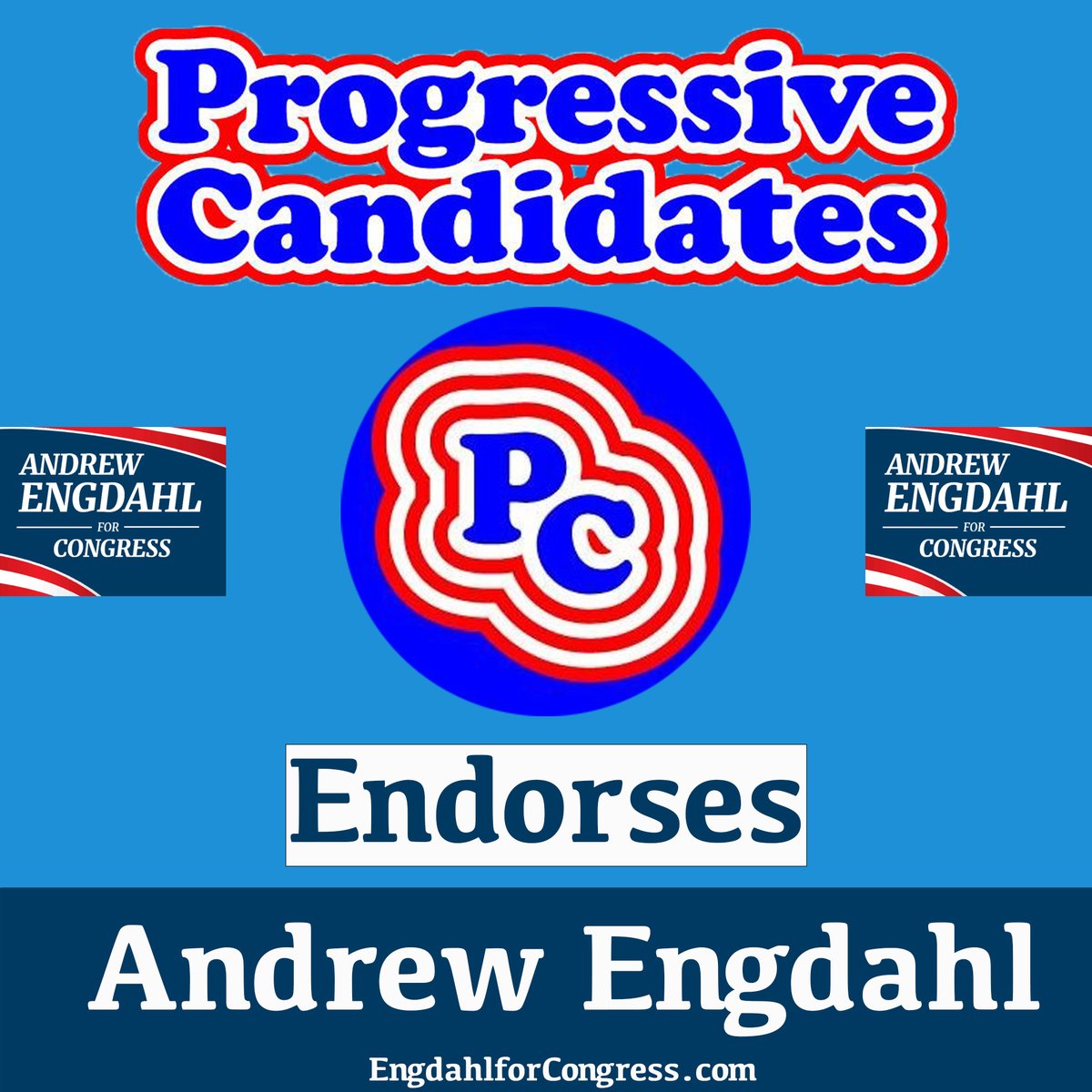 Engdahl4CA's tweet photo. Proud to announce our campaign has been endorsed by the Progressive Candidates organization. They know we are the best candidate to defeat Blue Dog Mike Thompson in the general and replace him with a true progressive. Check out their voter guide here: https://t.co/lpSonwIn6l https://t.co/8SKvY3Jcvn