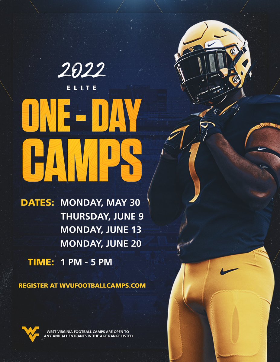 4 days away~ Recruits: Don’t say you’re slept on. This is your chance to wake people up! @WVUfootball