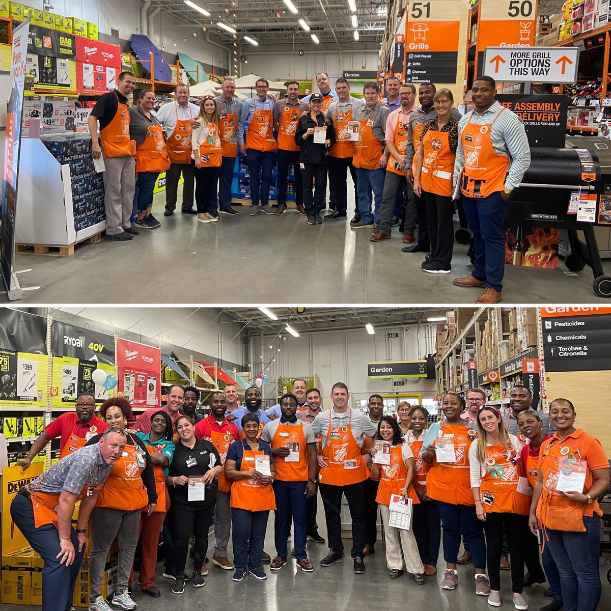 Great day walking stores in Houston today! Thank you to our outstanding associates in Galveston, Pearland, Gulf Freeway and Hillcroft! They are ready for Memorial Day weekend! #PoweroftheGulf